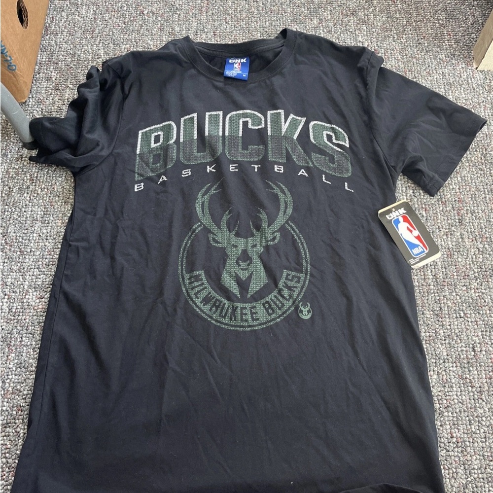 Milwaukee Bucks Black T-Shirt